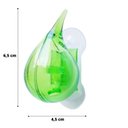 Ver imagem 4 de Kit 4 Suporte Organizador Dispenser Porta Escova de Dente:verde