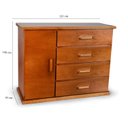 Ver imagem 4 de Cômoda sapateira madeira maciça