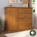 Ver imagem 1 de Cômoda sapateira madeira maciça