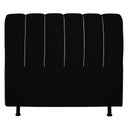 Ver imagem 3 de Cabeceira Cama Box Casal Berlim 140cm Preto