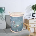 Ver imagem 2 de Cesto De Roupa Suja Azul Lona 50 X 45