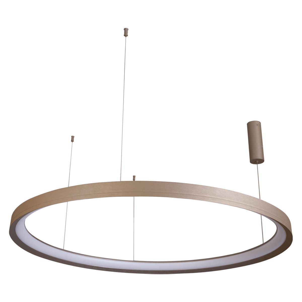 Pendente Led Metal Aluminio Fendi 60w 3000k Giro