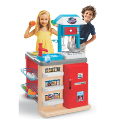 Cozinha Gourmet Vermelha Infantil com Água Magic Toys - 3