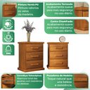 Ver imagem 5 de MESA DE CABECEIRA NATHALIA - 100% MADEIRA 