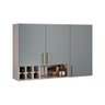 Cozinha Compacta Itatiaia Essence 120cm em Madeira Fendi/gris - 4