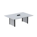 Ver imagem 1 de Mesa de Reunião 2000x1400 MRCPB2014PP Cinza e Preto
