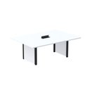 Ver imagem 1 de Mesa de Reunião 2000x1400 MRCPB2014PP Branco e Preto