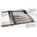 Ver imagem 4 de Grelha Em Inox Dupla Argentina E Moeda Churrasco 60Cm Larg