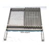 Grelha Em Inox Dupla Argentina E Moeda Churrasco 60Cm Larg - 2