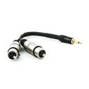 Ver imagem 1 de Cabo P2 Mono para 2 Xlr Femea 50 Cm
