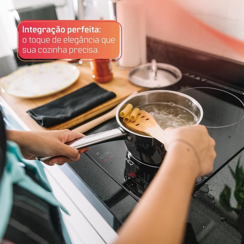 Cooktop de Indução Embutir Hq 2 Bocas Painel Touch 3500w Preto Hq-ide3502 220v - 10