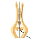 Ver imagem 2 de Luminária de Chão MDF HOLAMBRA:MDF CRU/Kit com 2 - 85x45cm e 75x40cm