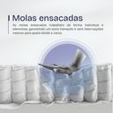 Ver imagem 7 de Colchão Casal Ortopédico D33 Molas Ensacadas Tecido Refrescante Fresh Bf Colchões