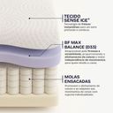 Ver imagem 3 de Colchão Casal Ortopédico D33 Molas Ensacadas Tecido Refrescante Fresh Bf Colchões