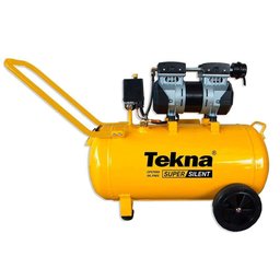Compressor de Ar Silencioso Isento de óleo 6,4 Pés 50 Litros CSP7050/50L TEKNA + Kit Multiuso 6 Pe - 4