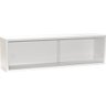Nicho 80x23x18 Branco Portas de Correr Vidro - 1