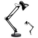 Ver imagem 2 de Luminária Mesa Articulada Garra Escritório Regulavel 2 em 1 Leitura Base Metal Articulavel