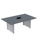 Ver imagem 1 de Mesa de Reunião 2000x1400 MRCPB2014PP Cinza/Grafito