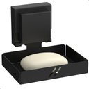 Ver imagem 5 de Saboneteira de Parede Porta Sabonete com Ventosa Preto Max