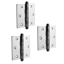 Ver imagem 2 de Dobradiça Inox P Porta C/ Rolamento 3½x3 Polida - 6 Unidades