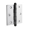 Dobradiça Inox P Porta C/ Rolamento 3½x3 Polida - 6 Unidades - 1