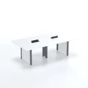 Ver imagem 3 de Mesa de Reunião 3200x1200 MRCPB3212PP Branco/Grafito