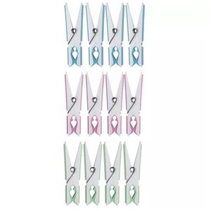 Prendedor de Plástico Fashion 12 Peças - 6063 - Mor Prendedor Plastico Fashion 12pc Mor 6063 Met.mor