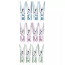 Ver imagem 1 de Prendedor de Plástico Fashion 12 Peças - 6063 - Mor Prendedor Plastico Fashion 12pc Mor 6063 Met.mor