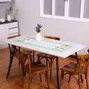 Ver imagem 2 de Caminho de Mesa Estampado Allegra 1 Peça 1,25m X 43cm 100% Poliéster - Lavanda