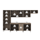 Ver imagem 6 de Armário de Cozinha Modulada Completa Fidelitá Paris 6 Peças 330cm 15 Portas 3 Gavetas com Tampo