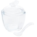 Ver imagem 2 de Açucareiro de Vidro com Colher Butterfly 8,5x8,5x11cm Wolff