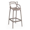 Ver imagem 1 de Banqueta Alta Allegra com Encosto Design Cozinha/bancada - Fendi