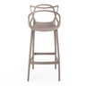Banqueta Alta Allegra com Encosto Design Cozinha/bancada - Fendi - 2