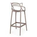 Ver imagem 3 de Banqueta Alta Allegra com Encosto Design Cozinha/bancada - Fendi