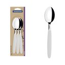 Ver imagem 1 de Colheres de Mesa Tramontina Ipanema com Laminas em Aço Inox e Cabos de Polipropileno Branco 3 Peç