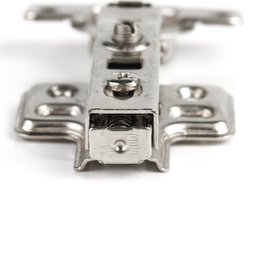 Dobradiça Reta 35mm Pistão Amortecedor e Calço Click 100 Unidades - Jomarca - 4