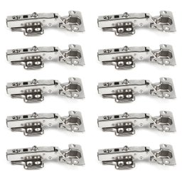 Dobradiça Reta 35mm Pistão Amortecedor e Calço Click 100 Unidades - Jomarca - 1