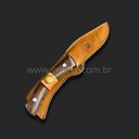 Ver imagem 5 de Faca Fox Inox 3” com Cabo de Madeira e Bainha Artesanal – Compacta, Leve e Precisa