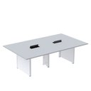 Ver imagem 1 de Mesa de Reunião 3200x1400 MRCPB3214PP Cinza/Branco