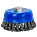 Ver imagem 1 de Escova Rotativa de Aço para Lixadeira 100mm 4" Danmi®