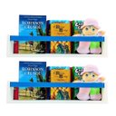 Ver imagem 1 de Kit 2 Prateleiras de Livros Criança Nicho de Parede Livreiro Colorido 55cm:AZUL