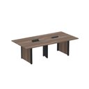 Ver imagem 1 de Mesa de Reunião 3200x1400 MRCPB3214PP Marrom/Walnut/Preto