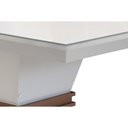 Ver imagem 7 de Conjunto: Mesa Sala Jantar Ágata Tampo Madeirado Reto 120cm + 4 Cadeiras Athenas Imbuia/Veludo