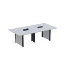Ver imagem 1 de Mesa de Reunião 3200x1400 MRCPB3214PP Cinza/Preto