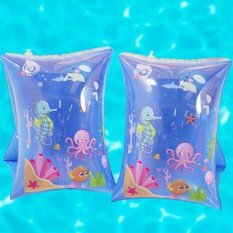 Boia de Braço Jogo para Criança 27x17cm Azul - 2