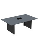 Ver imagem 1 de Mesa de Reunião 2000x1200 MRCPB2012PP Cinza/Grafito/Preto