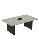 Ver imagem 1 de Mesa de Reunião 2000x1200 MRCPB2012PP Bege/Nogueira Casablanca/Preto