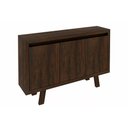 Ver imagem 1 de Balcão de Escritório ME4120 c/ 3 Portas Rústico - Tecno Mobili