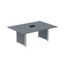 Ver imagem 1 de Mesa de Reunião 2000x1200 MRCPB2012PP Cinza/Grafito