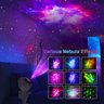 Projetor de luz de estrela e galáxia para quarto, luz noturna estrelada com alto-falante de música,  - 3